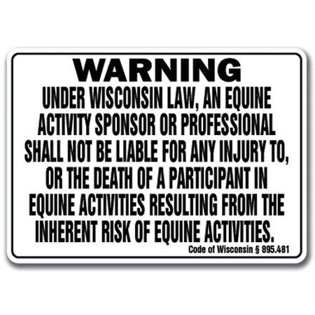 Signmission 18 in Height, Vinyl, 18" x 12", WS-D-1218-Wisconsin WS-D-1218-Wisconsin